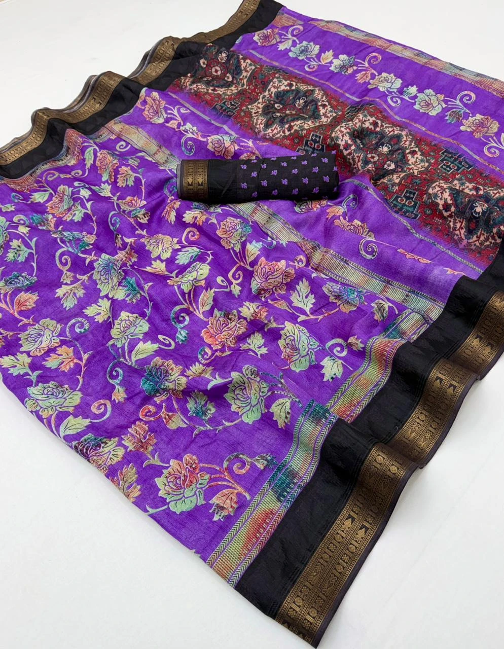 Rajyog Advika Khadi Cotton Printed Saree Collection