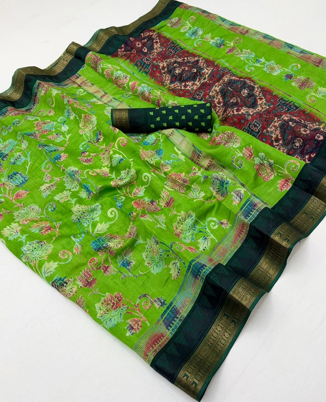 Rajyog Advika Khadi Cotton Printed Saree Collection