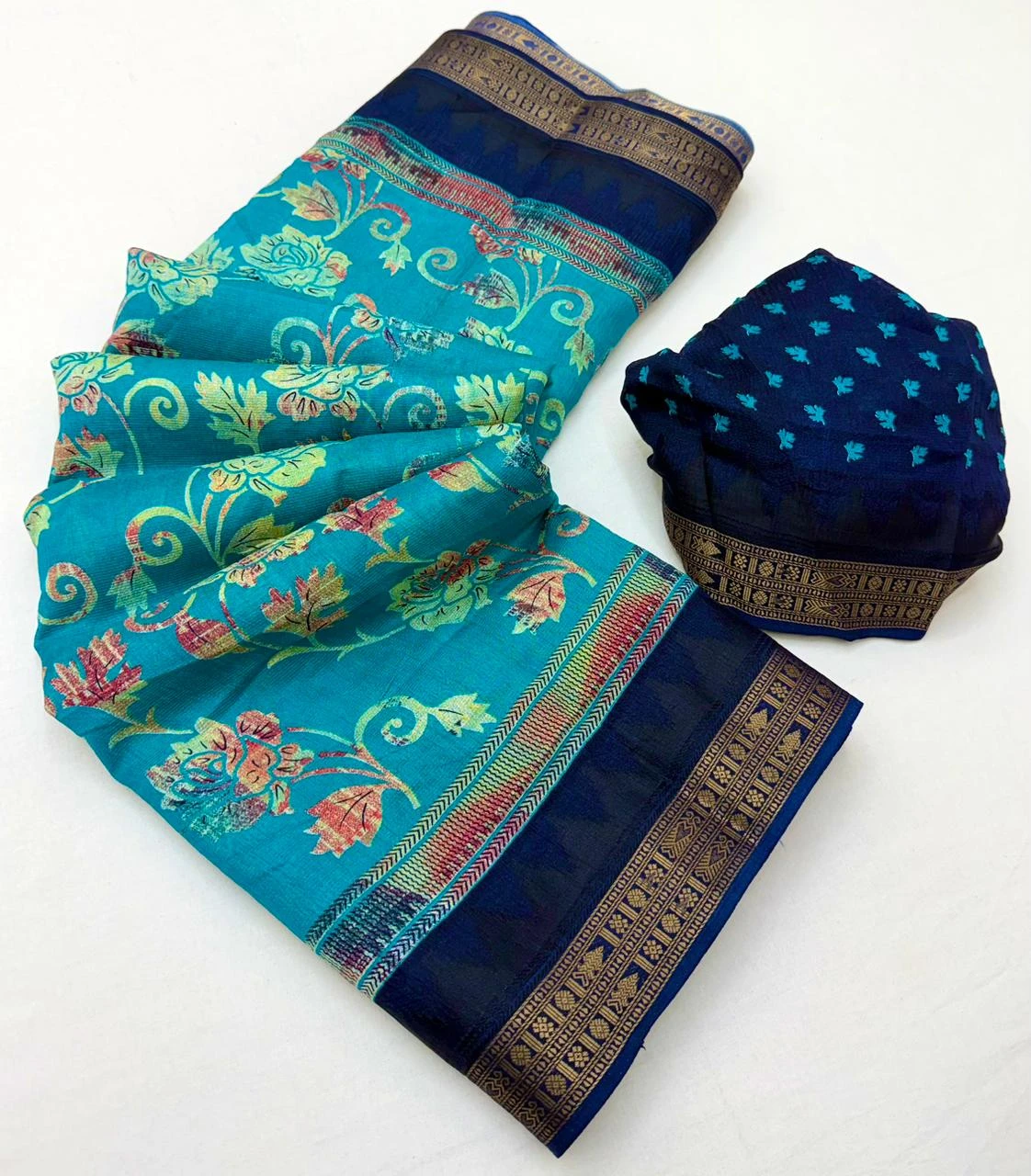 Rajyog Advika Khadi Cotton Printed Saree Collection