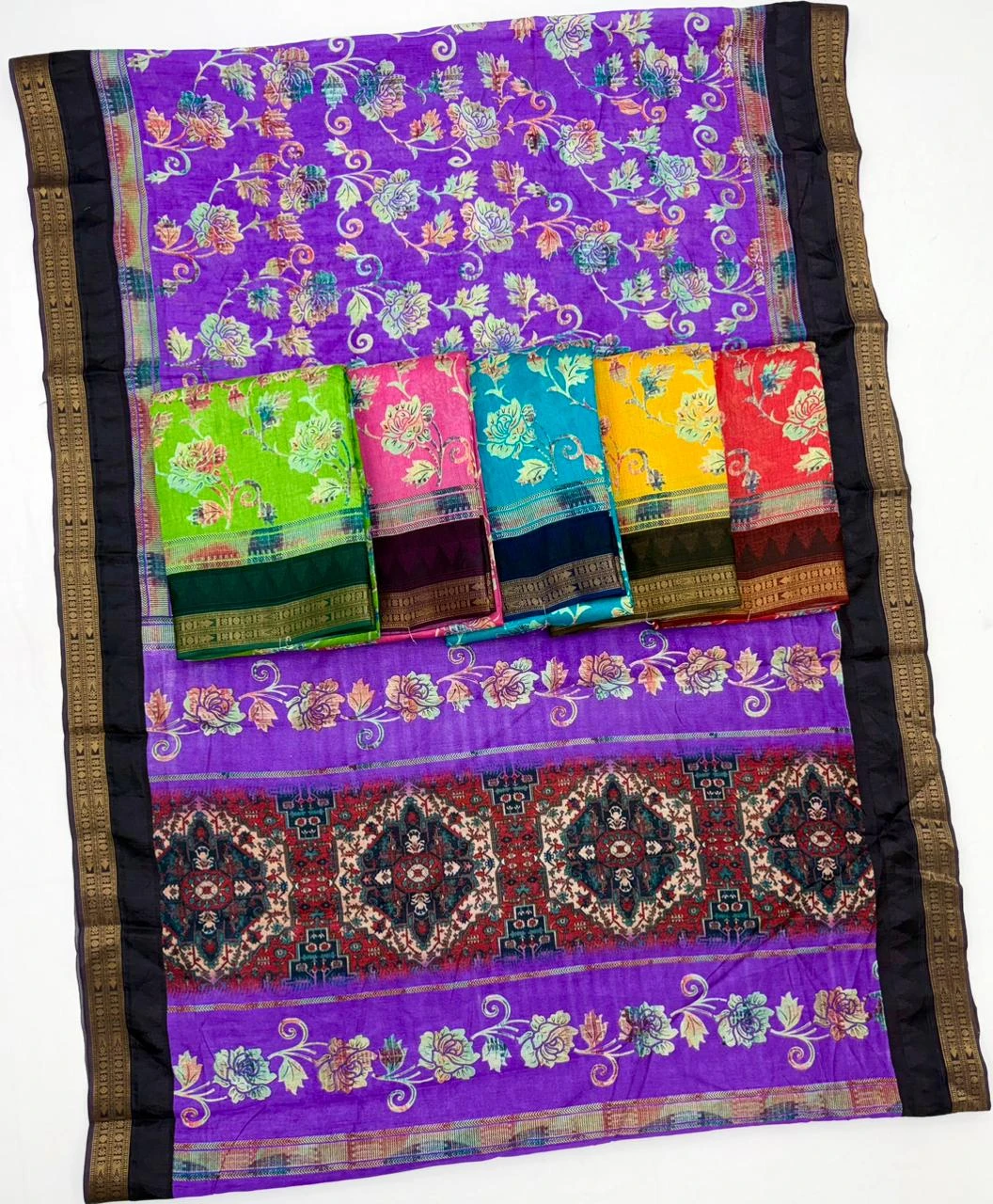 Rajyog Advika Khadi Cotton Printed Saree Collection