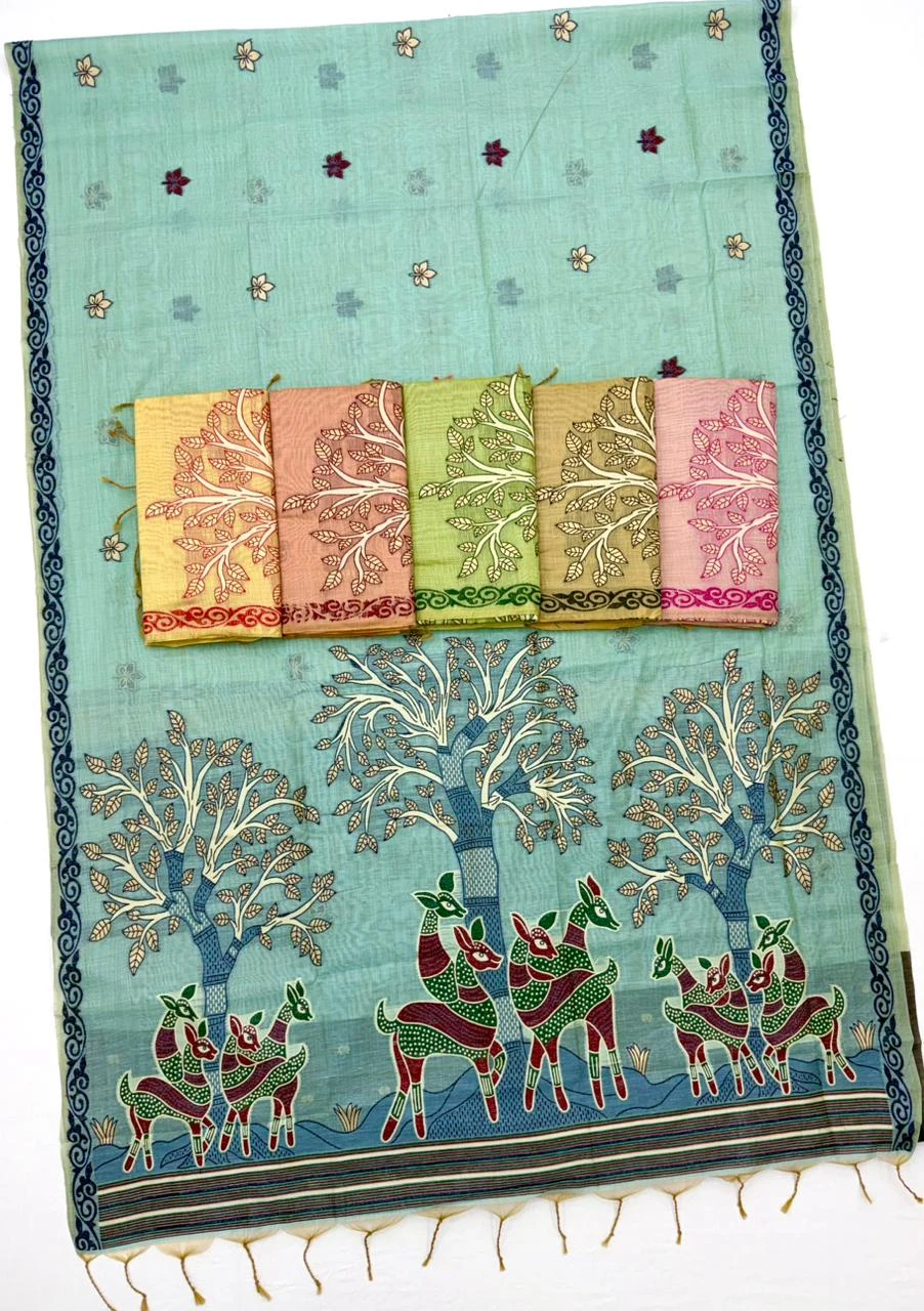 Rajyog Hansini 326001 to 06 Chanderi Silk Weaving Saree Collection