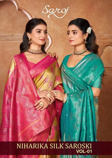 Saroj Niharika Silk Saroski Vol 1 Kanjivaram Silk Saree Collection