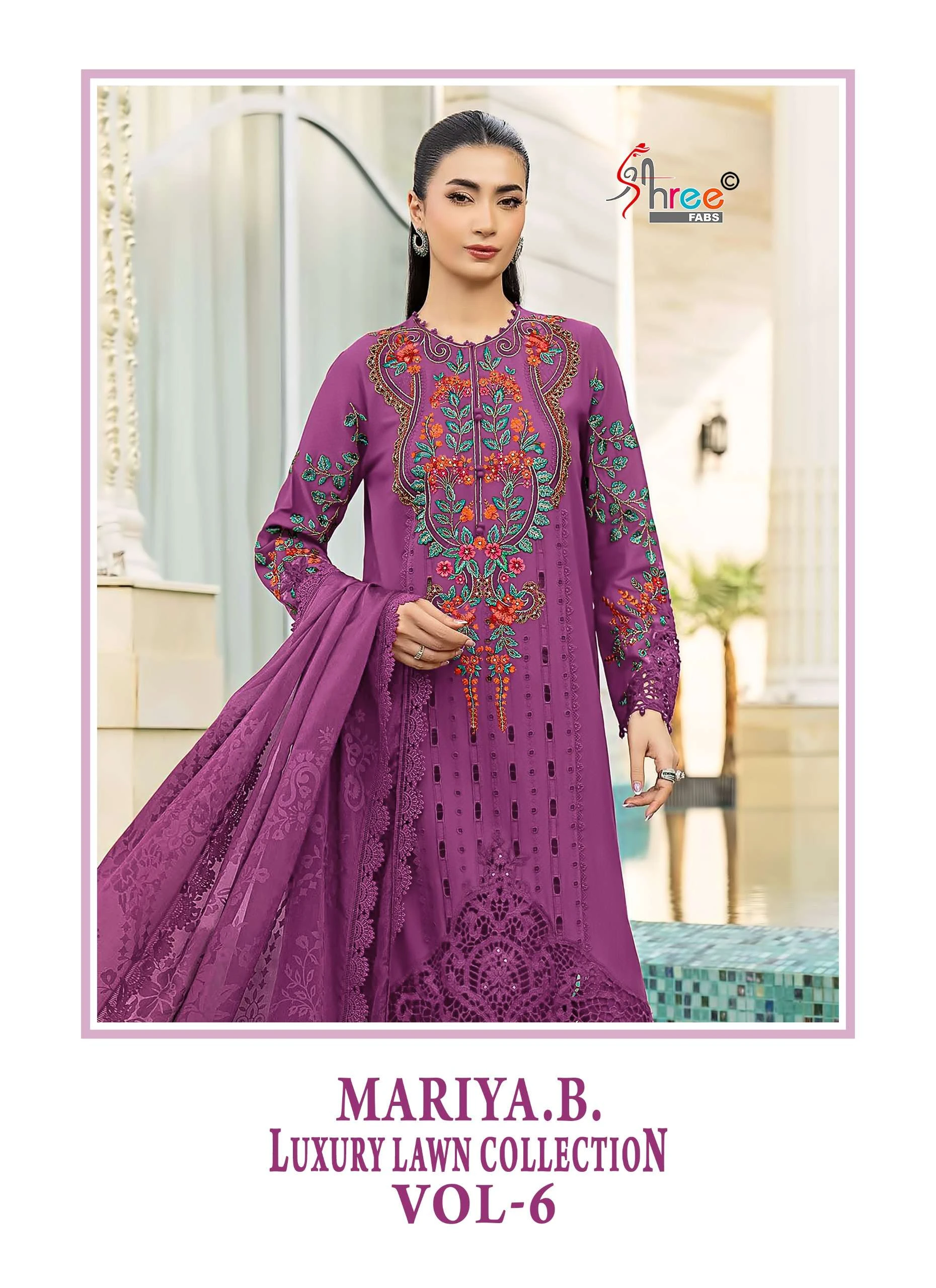 Shree Fab Mariya B Luxury Lawn Collection Vol 6